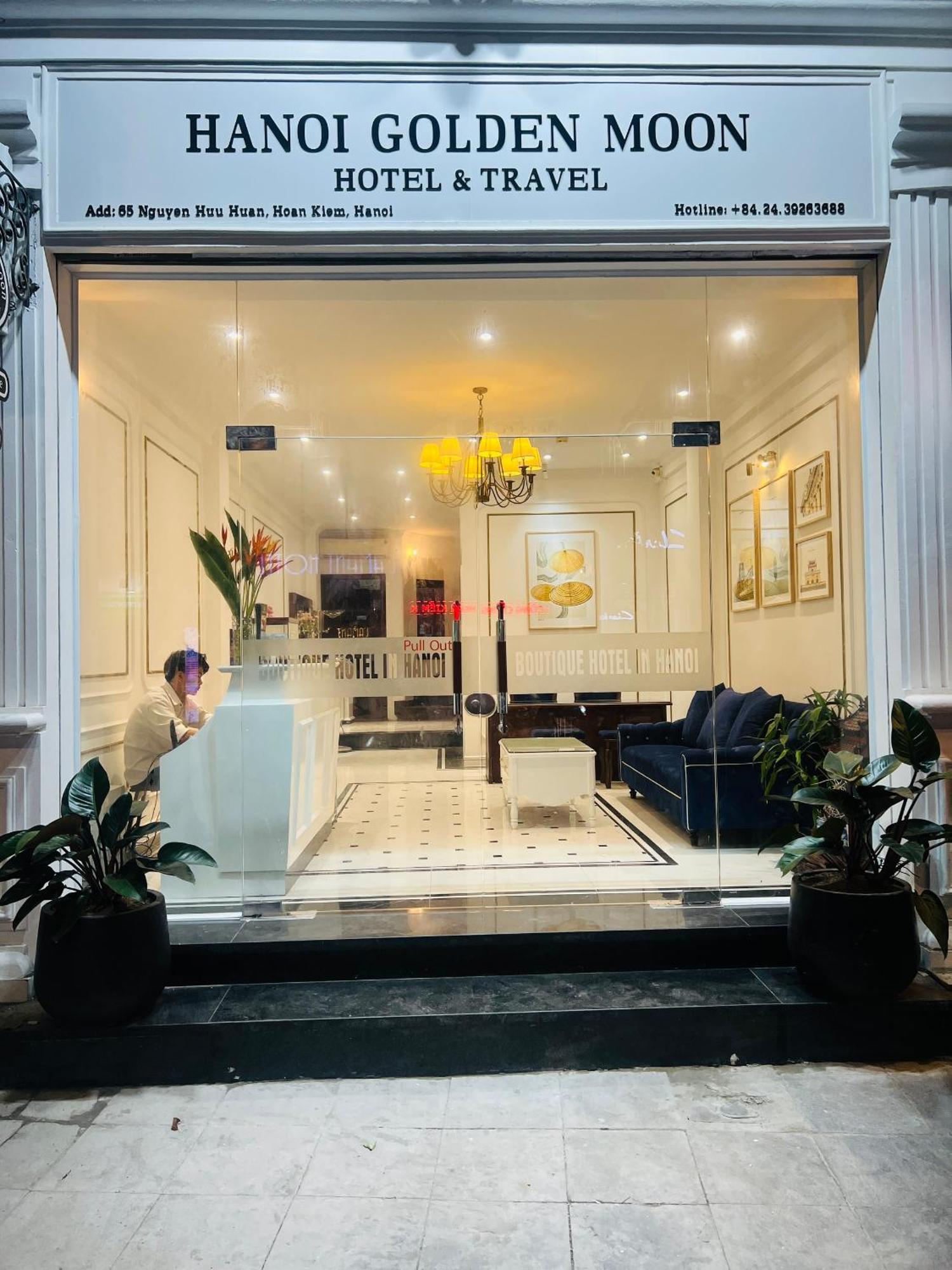 Hanoi Golden Moon Hotel & Travel Hanói Exterior foto